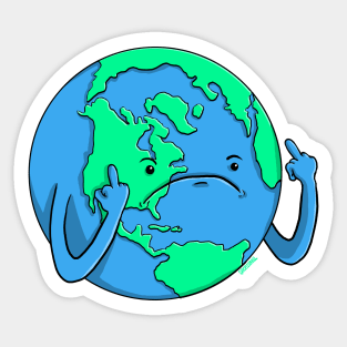 Mad Earth Sticker